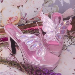 Majestic glitter pixie heels sugar thrillz